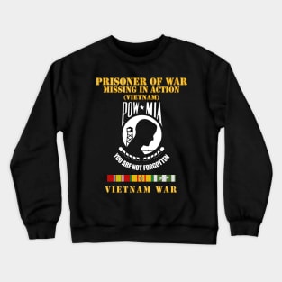 POW - MIA - Vietnam w  VN SVC Crewneck Sweatshirt